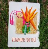 Postcard "Vitamins"