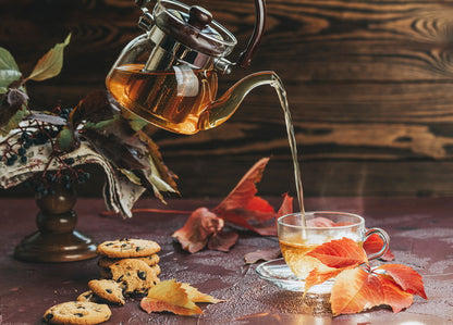 Autumn Tea Time Card