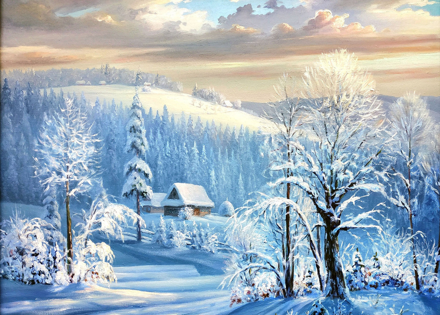 Postcard Carpathian Winter