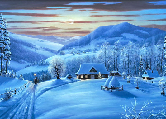 Postcard Christmas Magic of the Carpathians