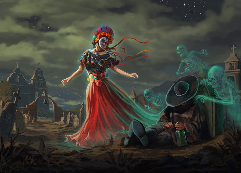 Dead Senorita postcard