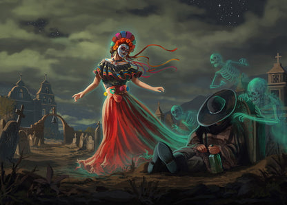 Dead Senorita postcard