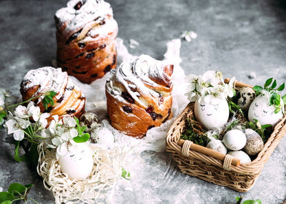 Easter aesthetics postcard