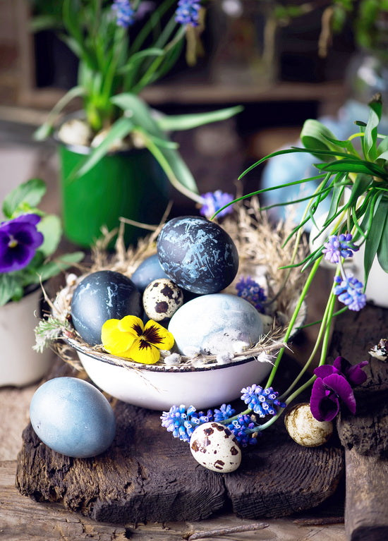 Easter card in country style