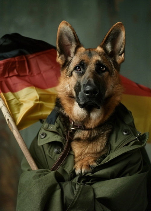 Postcard German Shepherd