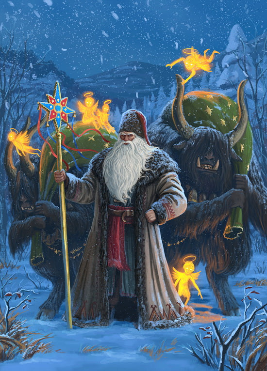 Saint Nicholas and Krampus
