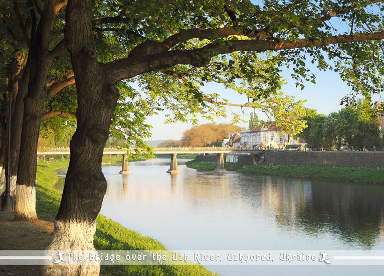 The Uzh River postcard
