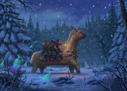 christmas forest card