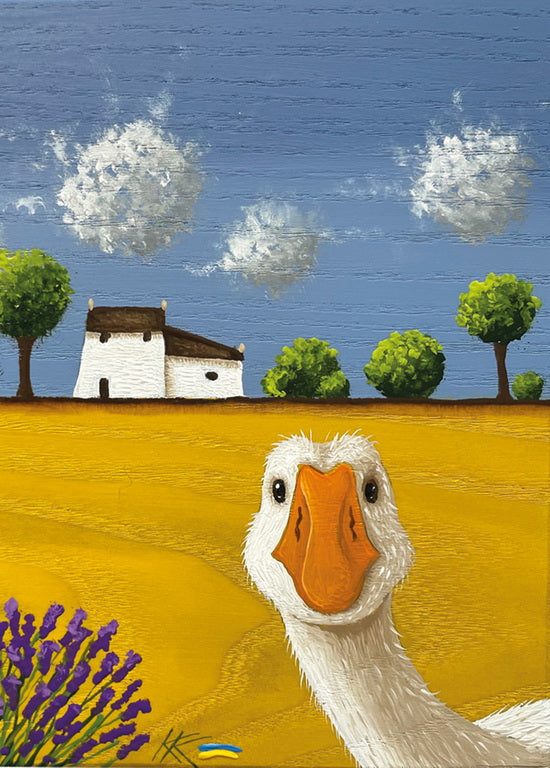 Ukrainian Goose postcard