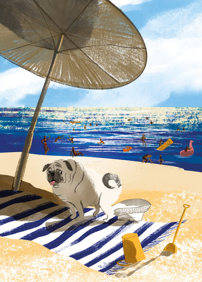 beach adventures card