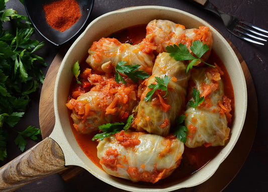 Postcard Stuffed Cabbage Rolls