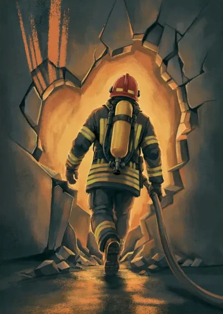 Postal Set: “Heroic Professions: The Courage to Save"