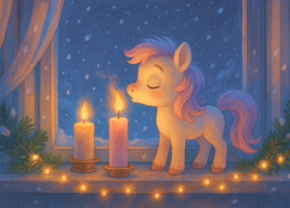 Postcard Magical Pony