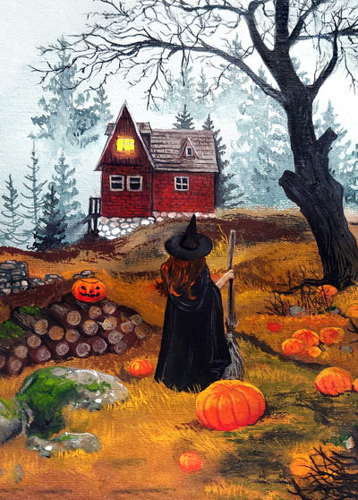 guest halloween card