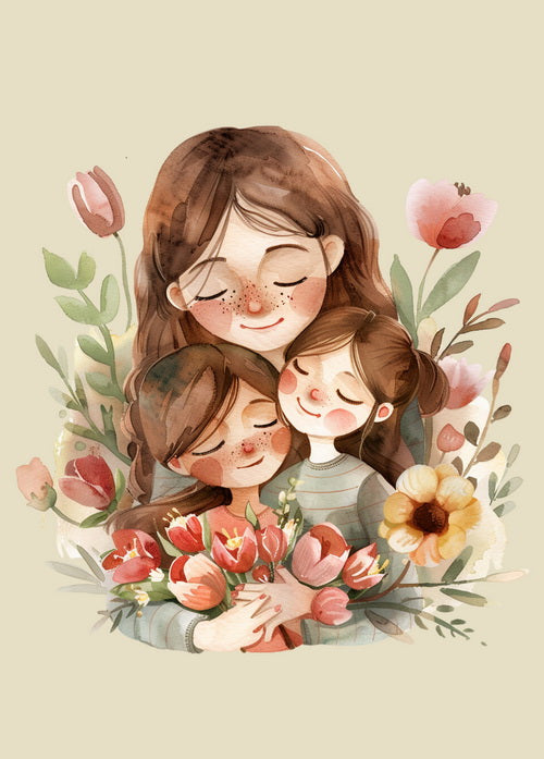 A set of 9 cards for Mother's Day