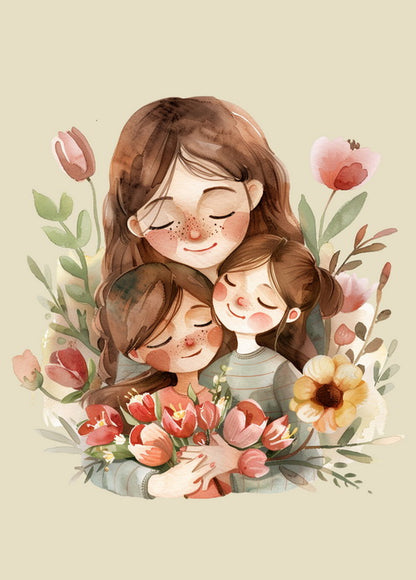 A set of 9 cards for Mother's Day