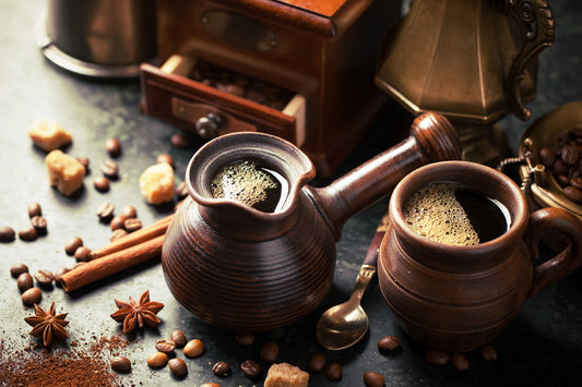 postcard aroma of coffe