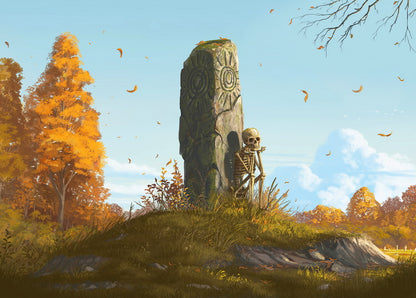 Set of 12 Halloween postcards by Roman Dubina