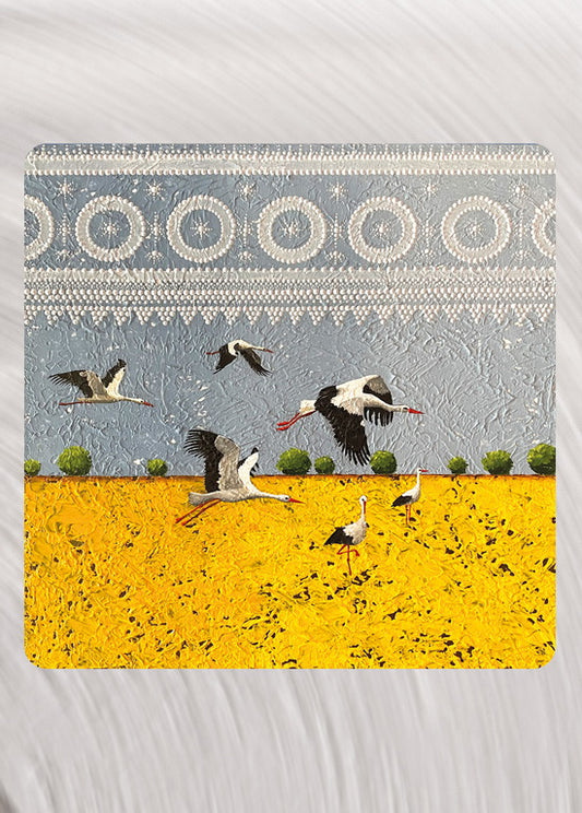 storks postcard