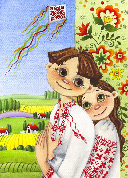 together forever postcard