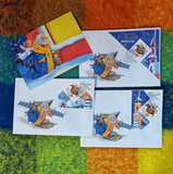 Envelope of the First Day and postcard "Gifts of St. Nicholas" with cancellation Kyiv 12/06/2023