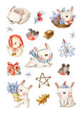 Sticker sheet "Hares"