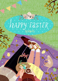 easter time postcard, Happy Easter Day postcard, Happy Easter postcard