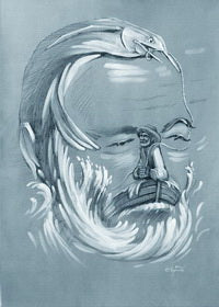 Hemingway postcard