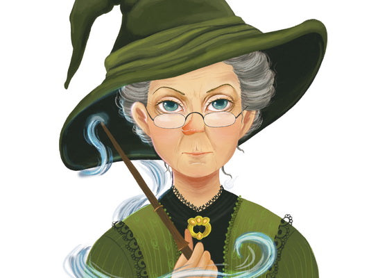  Minerva McGonagall postcard, Professor McGonagall postcard