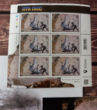 Postal set "PTN PNH!". Postage sheet, envelope and postcard
