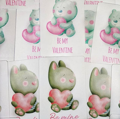 Postcard "Be my valentine"