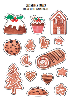 christmas stickers