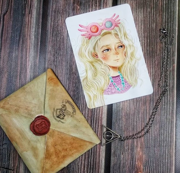 Postcard "Luna Lovegood"