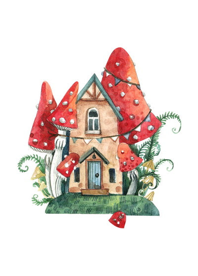 house by Tonia Tkach postcard