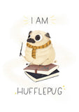 Harry Potter, Hogwarts, pug, faculties of Hogwarts, Hufflepuff