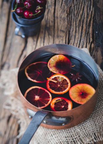 Mulled Wine Postcard, Christmas Mulled Wine Postcard