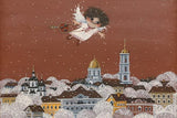 angel over Kyiv postcard