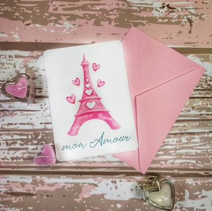 Postcard "Mon amour"