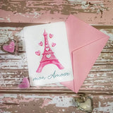 Postcard "Mon amour"