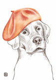 Labrador postcard, Labrador breed postcard