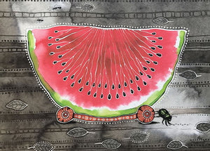 Watermelon postcard, Watermelon postcard for sale