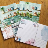 kitchen postcards, kitchen cards