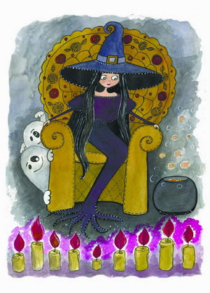 Postcard "The Witch`s Throne"